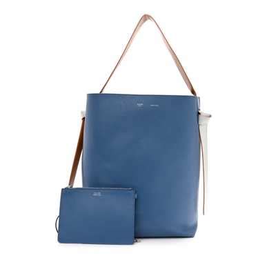 CELINE Shiny Smooth Calfskin Small Twisted Cabas Washed 